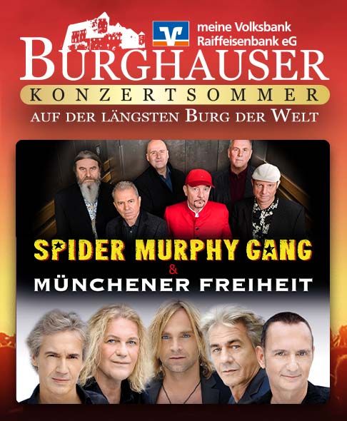 Spider Murphy Gang & Münchener Freiheit - Burghauser Konzertsommer