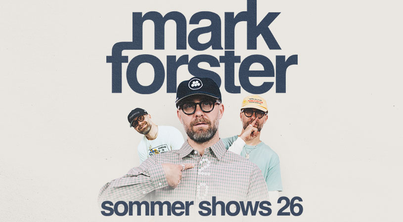 Raiffeisen Kultursommer 2026: Nach Roland Kaiser besucht auch MARK FORSTER den Schlosspark Tüßling!