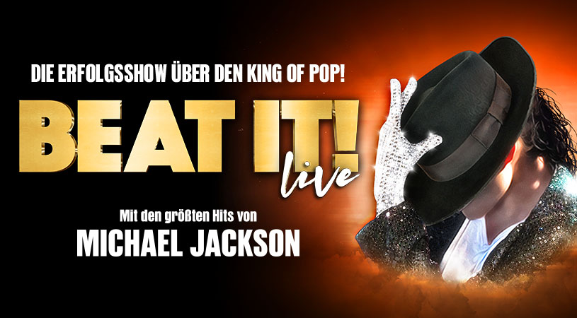 Die Show der Superlative mit den gr&ouml;&szlig;ten Hits von Michael Jackson auch 2027 auf gro&szlig;er Tournee!